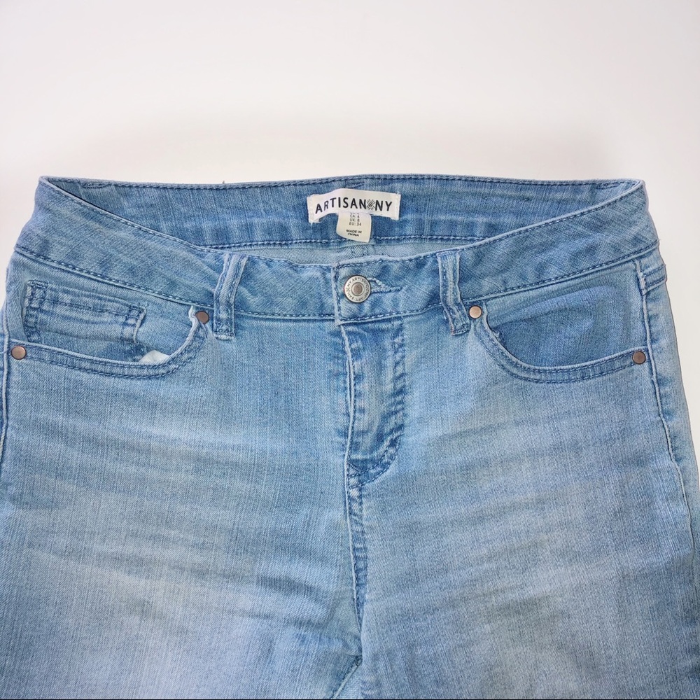 Fray end light was skinny jeans